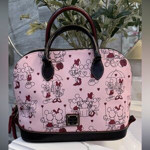 Dooney and Burke Disney Micky and Minnie Satchel, like new !
